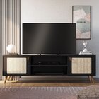 Rack Para Sala De Estar Viena 180cm Preto