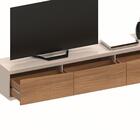 Rack Para Sala Moderno Off White Noce Eros Casa D