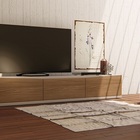 Rack Para Sala Moderno Off White Noce Eros Casa D