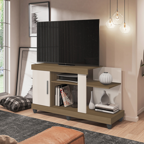 Rack Para Sala Multiuso Para Tv De Até 42'' Canadá - Carvalho Oak