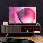 Rack Para Sala Ripado Industrial Tv Até 70 Polegadas Cinza Ur