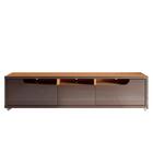 Rack Para Sala Tv 65 Pol. 217cm Jersey C14 Cza Perola/ Noce -