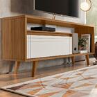 Rack Para Sala Tv Até 60" Nt1285 Freijó Trend/off White Notáv