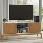 Rack Para Sala Tv Até 60 Pol. 160cm 2 Portas Milano F07 Off W