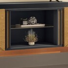 Rack Para Sala Tv Até 60 Pol. 160cm Lili H01 Preto/carvalho I