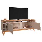 Rack Para Sala Tv Até 60 Pol. 2 Portas Nichos1.60 Wine C14 Of