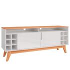 Rack Para Sala Tv Até 60 Pol. 2 Portas Nichos 1.35 Wine C14 B