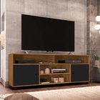 Rack Para Sala Tv Até 60 Polegadas Com Rodinhas Bancada Reno