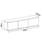 Rack Para Sala Tv Eros 180 Com 2 Portas E 1 Gaveta