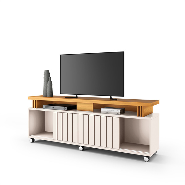 Rack Para Sala bancada de tv 70 Pol 180cm Sora 1.8 H01 - D'ro