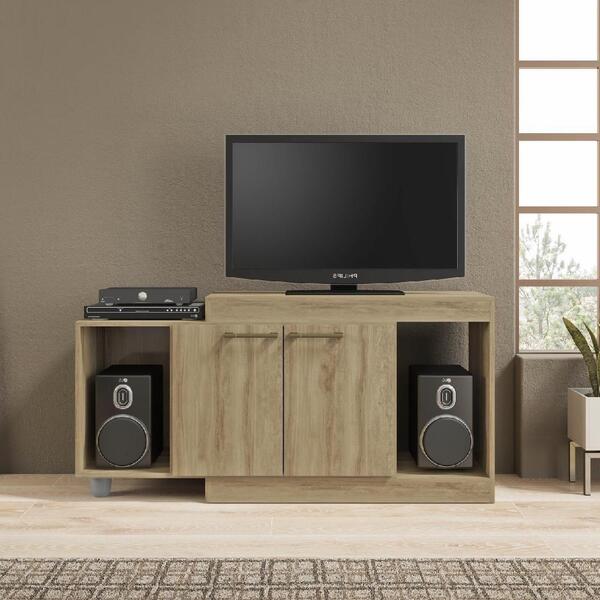 Rack Para Tv 2 Portas 2301 Madeirado Carraro