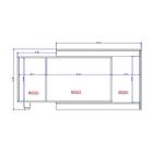 Rack Para Tv 2 Portas 2301 Madeirado Carraro