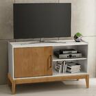 Rack Para Tv 42 Pol Em Mdf/madeira Maciça 2918 Milao Fnt