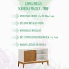 Rack Para Tv 42 Pol Em Mdf/madeira Maciça 2918 Milao Fnt