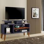 Rack Para Tv 42 Polegadas Sevilha Chumbo Canela