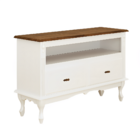 Rack Para Tv 45 Polegadas Com Nicho, 2 Gavetas E Pés Luiz Xv