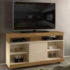 Rack Para Tv 50 Pol Rodizios 23161 Carvalho Europeu Creme Dj