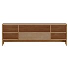 Rack Para Tv 50 Polegadas 100% Madeira Maciça 2 Portas 1 Gave