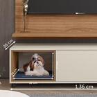 Rack Para Tv 50 Polegadas 1 Porta Com Nicho Pet Cool Home Off