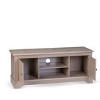 Rack Para Tv 50 Polegadas Colonial Tampo De Madeira Maciça Es