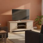 Rack Para Tv 50 Polegadas Colonial Tampo De Madeira Maciça Es