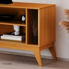 Rack Para Tv 50 Polegadas Com Porta Deslizante Aruba Cedro