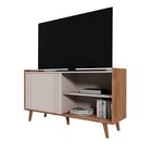 Rack Para Tv 50 Polegadas New Austin Grigio Fosco / Cinamomo