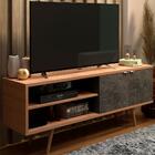 Rack Para Tv 55 Pol 160 Cm 2 Portas R1482 Tecno Mobili