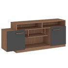 Rack Para Tv 60 Polegadas 2 Portas 160cm Otto Manchester/graf