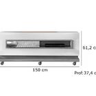 Rack Para Tv 60 Polegadas Pose Com Espelho Dj Moveis