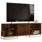 Rack Para Tv 65 Pol. 163cm Metta M20 Palisandro - Mpozenato