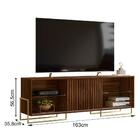 Rack Para Tv 65 Pol. 163cm Metta M20 Palisandro - Mpozenato