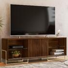 Rack Para Tv 65 Pol. 163cm Metta M20 Palisandro - Mpozenato