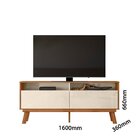 Rack Para Tv 65 Polegadas 66cm X 160cm Olinda Off White / Ame