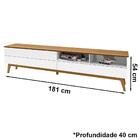 Rack Para TV 65 Polegadas 826 Branco Nature Tebar