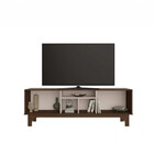 Rack Para Tv 65 Polegadas Tampo Chanfrado Frescor Pés Mdf Usi