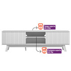 Rack Para Tv 70 Polegadas Ripado São Francisco Linea Brasil