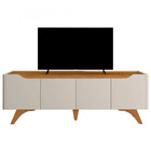 Rack Para Tv 75 Atenas 4 Portas 1.80m Mavaular