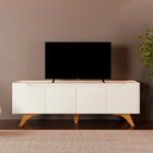 Rack Para Tv 75 Atenas 4 Portas 1.80m Mavaular