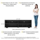 Rack Para Tv 75" Com Nichos E Pés Jazz Multimóveis Mp1023 Pre