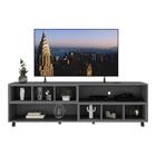 Rack Para Tv 75" Com Nichos E Rodízios Jazz Multimóveis Mp102