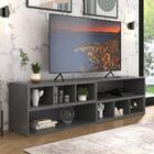 Rack Para Tv 75" Com Nichos Jazz Multimóveis Mp1019 Grafite