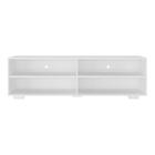 Rack Para Tv 75" Com Pés Jazz Multimóveis Mp1018 Branco