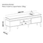 Rack Para Tv 75 Pol 2 Portas 180 Cm Arly