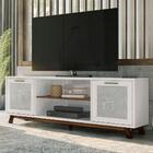Rack Para Tv 75 Pol. 180cm Gen M20 Palisandro/branco - Mpozen