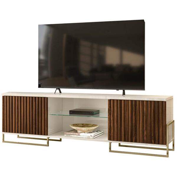 Rack Para Tv 75 Pol. 180cm Metta M20 Palisandro/off White - M