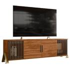 Rack Para Tv 75 Pol. 190cm Metta M20 Cinamomo Mel- Mpozenato