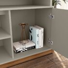 Rack Para Tv 75 Polegadas 67,3cm X 188cm Montana Grigio Fosco