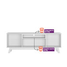 Rack Para Tv 75 Polegadas Colorado Nature Off White Linea Bra