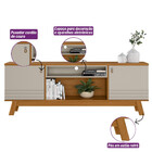 Rack Para Tv 75 Polegadas Colorado Nature Off White Linea Bra